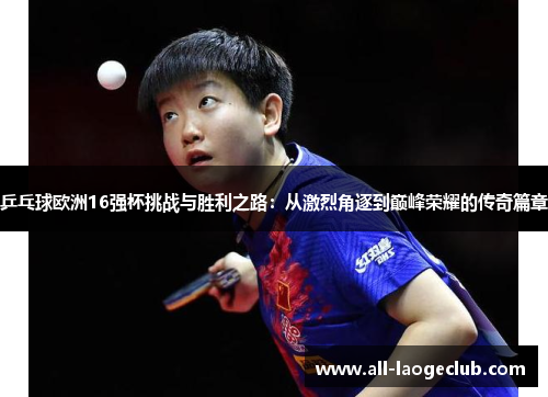 乒乓球欧洲16强杯挑战与胜利之路：从激烈角逐到巅峰荣耀的传奇篇章